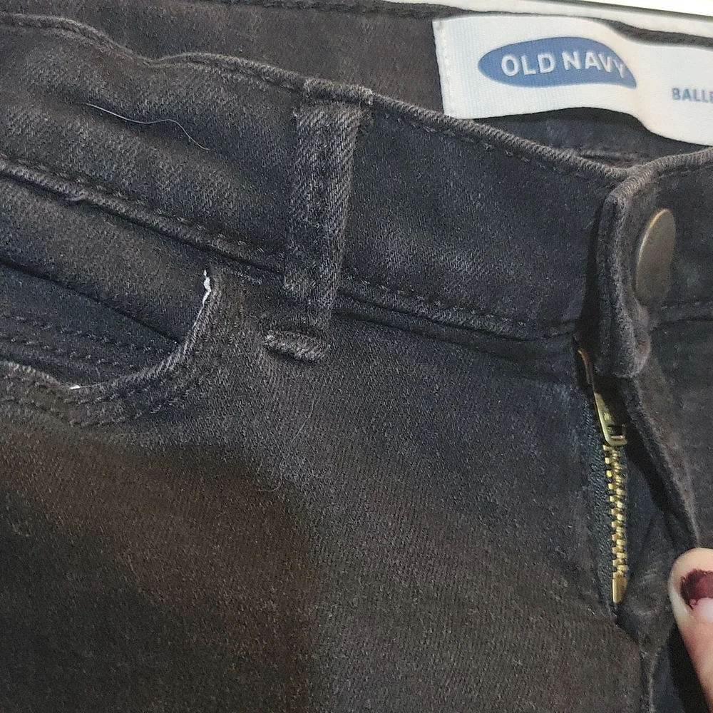 OLD NAVY Ballerina Distressed Ripped Torn Jeans 5